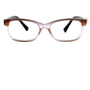 Coach Hc6089 5401 Trans Purple Rectangle Eyeglasses Frames 51-16-135 19698